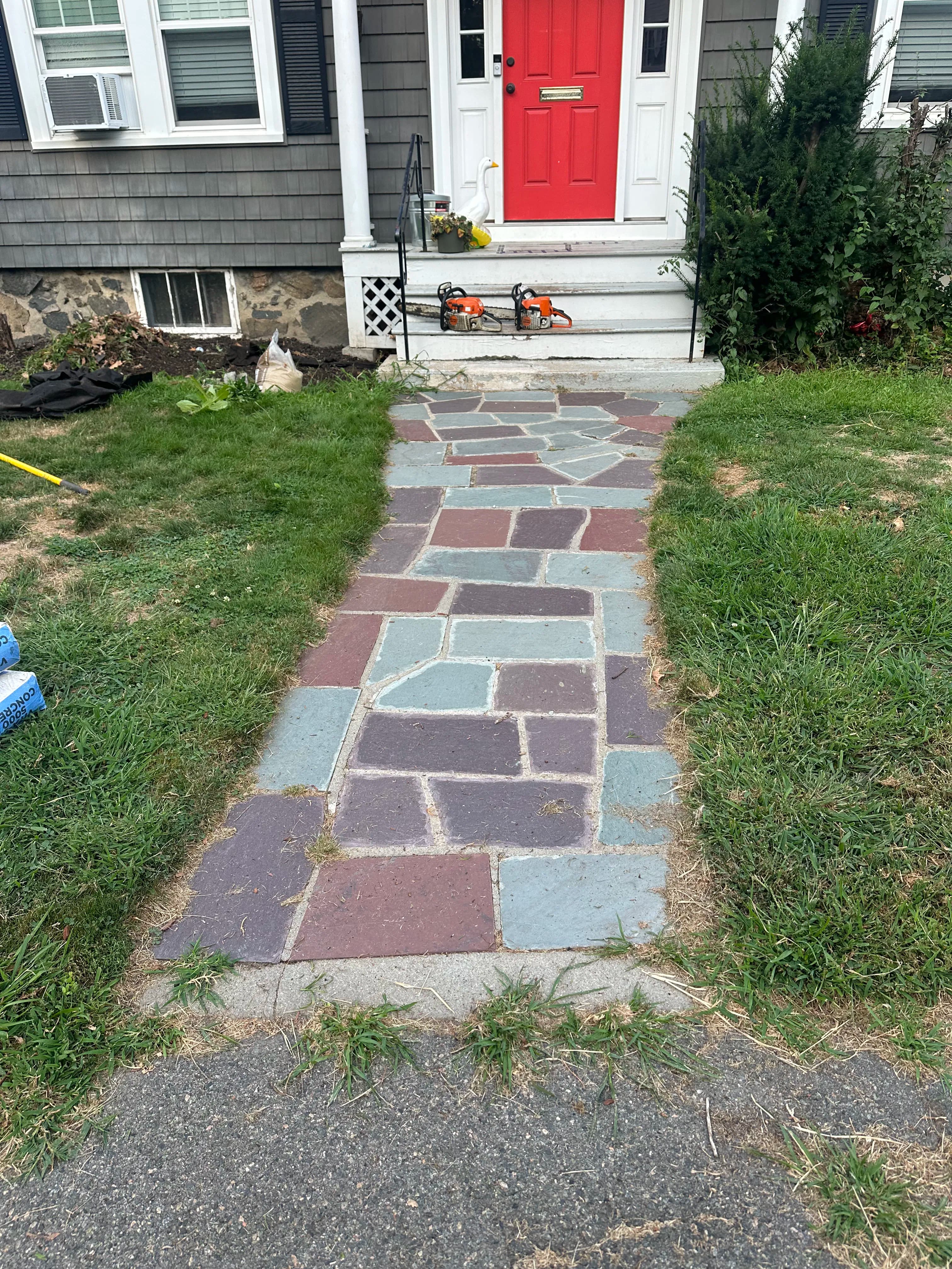 Project Walkway Replacement and Front Yard Landscape Design That Actually Works image