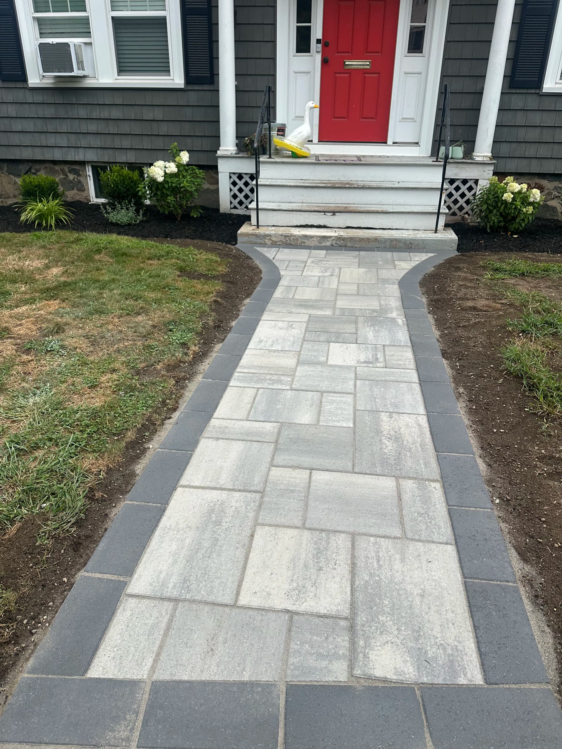 Gallery photos for Walkway Replacement and Front Yard Landscape Design That Actually Works: Image #2