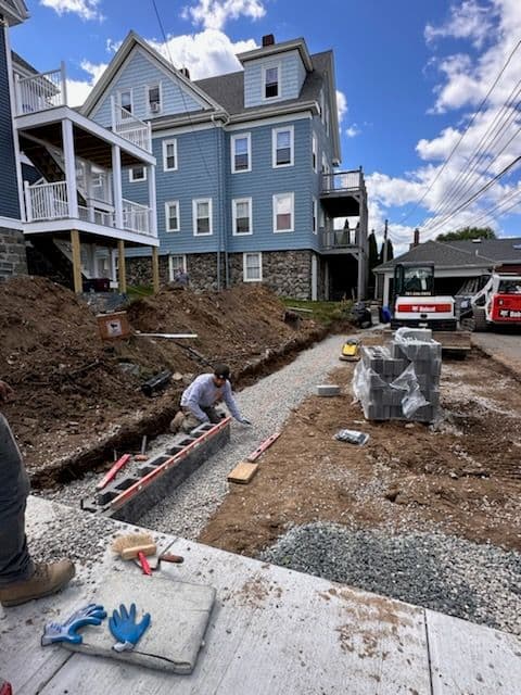 Masonry and Asphalt Driveway Upgrade