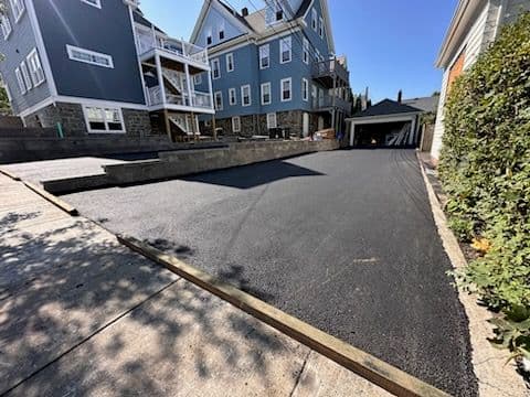 Masonry and Asphalt Driveway Upgrade